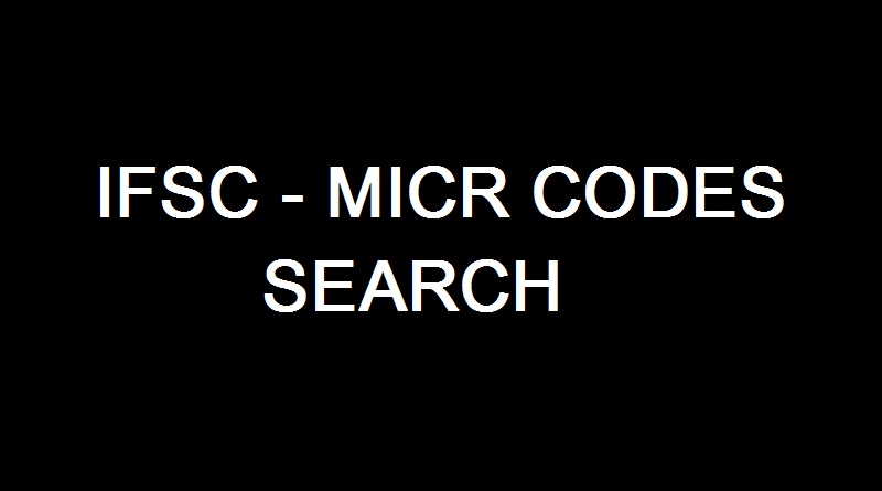 IFSC - MICR Code - India A To Z Online