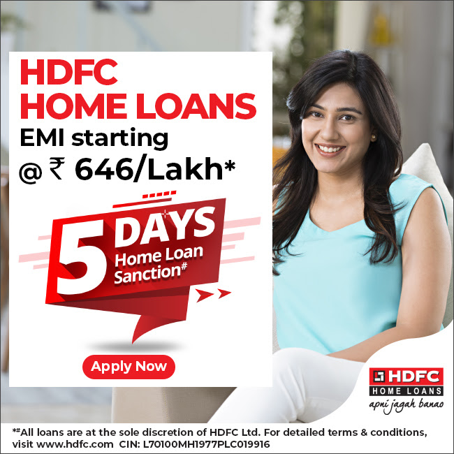 HDFC Home Loan At An Attractive Interest Rate Of 6.70* T&C Apply